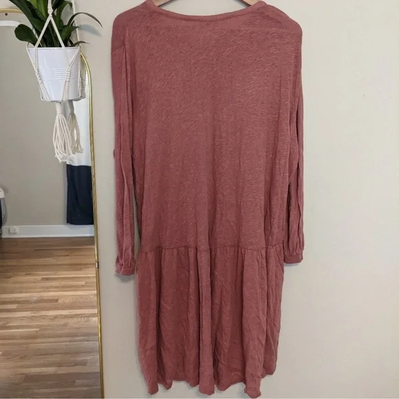 Free People Beach Button Up Tunic Dress - Picture 2 of 4